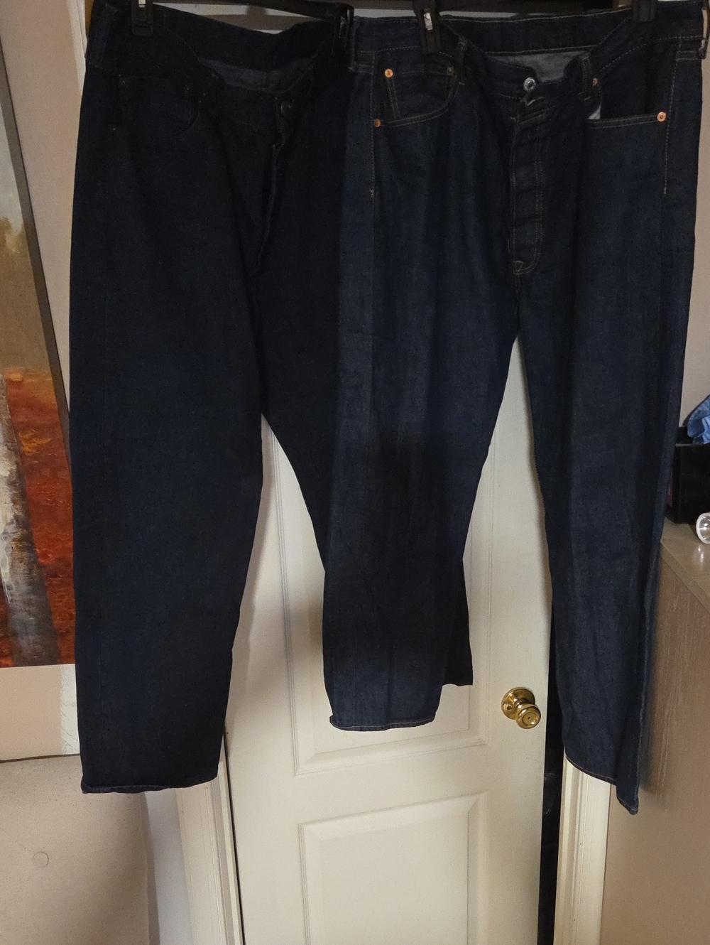 Levi's Men's Dark Indigo Slim Straight Jeans